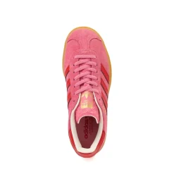 adidas Gazelle Bold Athletic Shoe - Big Kid - Rose Tone / Better Scarlet / Cream White