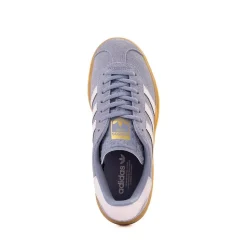 adidas Gazelle Bold Athletic Shoe - Big Kid - Silver Violet / Pink