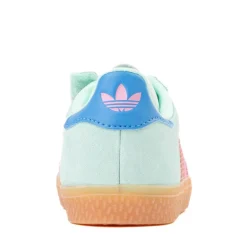 adidas Gazelle Comfort Closure Athletic Shoe - Baby / Toddler - Clear Mint / Bliss Pink / Bright Blue