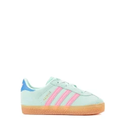 adidas Gazelle Comfort Closure Athletic Shoe - Baby / Toddler - Clear Mint / Bliss Pink / Bright Blue