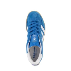 adidas Gazelle Indoor Athletic Shoe - Big Kid - Bluebird / White / Gum