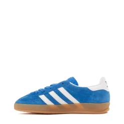 adidas Gazelle Indoor Athletic Shoe - Big Kid - Bluebird / White / Gum