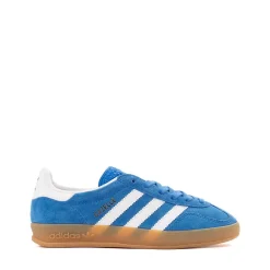 adidas Gazelle Indoor Athletic Shoe - Big Kid - Bluebird / White / Gum