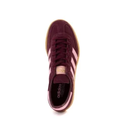 adidas Handball Spezial Athletic Shoe - Big Kid - Maroon / Bliss Pink / Gum