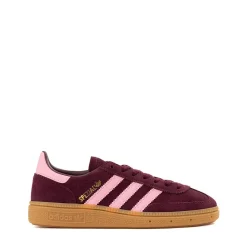 adidas Handball Spezial Athletic Shoe - Big Kid - Maroon / Bliss Pink / Gum