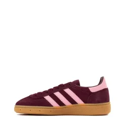 adidas Handball Spezial Athletic Shoe - Big Kid - Maroon / Bliss Pink / Gum