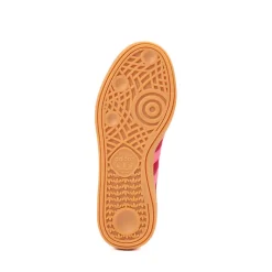 adidas Handball Spezial Athletic Shoe - Big Kid - Ruby Red / Lucid Pink / Gum