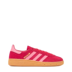 adidas Handball Spezial Athletic Shoe - Big Kid - Ruby Red / Lucid Pink / Gum