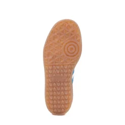 adidas Sambae Athletic Shoe - Big Kid - White / Bright Blue / Gold