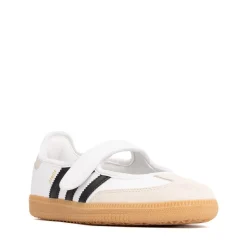 adidas Samba Jane Athletic Shoe - Big Kid - Cloud White / Alumina / Gum