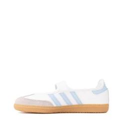 adidas Samba Jane Athletic Shoe - Big Kid - Cloud White / Clear Sky / Gum