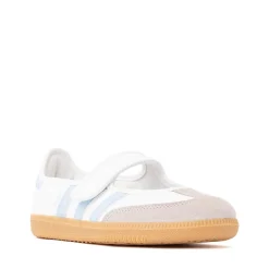 adidas Samba Jane Athletic Shoe - Big Kid - Cloud White / Clear Sky / Gum