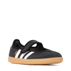 adidas Samba Jane Athletic Shoe - Big Kid - Core Black / Cloud White / Gum