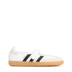 adidas Samba Jane Athletic Shoe - Little Kid - Cloud White / Core Black / Gum