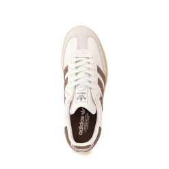 adidas Samba OG Athletic Shoe - Big Kid - Cloud White / Earth Strata / Gum