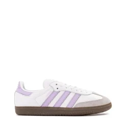 adidas Samba OG Athletic Shoe - Big Kid - Cloud White / Powder Plum / Gum