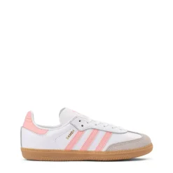 adidas Samba OG Athletic Shoe - Big Kid - White / Semi Pink Spark / Gum