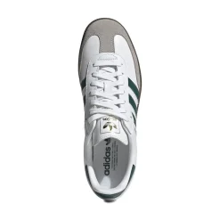 adidas Samba OG Athletic Shoe - Cloud White / Collegiate Green / Clear Granite