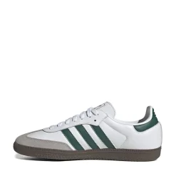 adidas Samba OG Athletic Shoe - Cloud White / Collegiate Green / Clear Granite