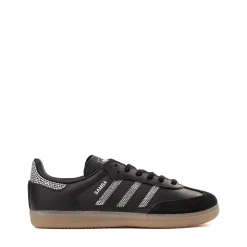 adidas Samba OG Athletic Shoe - Little Kid - Core Black / Core Black / Silver Metallic