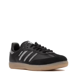 adidas Samba OG Athletic Shoe - Little Kid - Core Black / Core Black / Silver Metallic