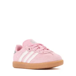 adidas Samba OG Comfort Closure Elastic Lace Athletic Shoe - Baby / Toddler - Light Pink