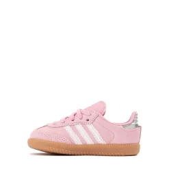 adidas Samba OG Comfort Closure Elastic Lace Athletic Shoe - Baby / Toddler - Light Pink