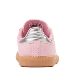 adidas Samba OG Comfort Closure Elastic Lace Athletic Shoe - Baby / Toddler - Light Pink