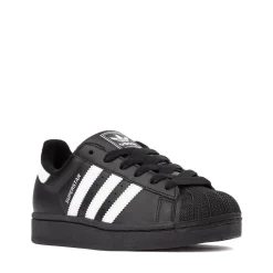 adidas Superstar II Athletic Shoe - Big Kid - Core Black / Cloud White / Core Black