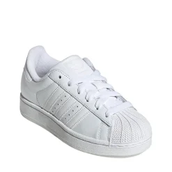 adidas Superstar II Athletic Shoe - Big Kid - White / White / White