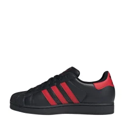 adidas Superstar II Athletic Shoe - Core Black / Better Scarlet / Core Black