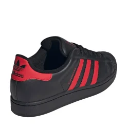 adidas Superstar II Athletic Shoe - Core Black / Better Scarlet / Core Black