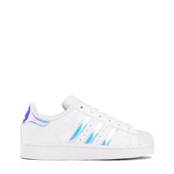 adidas Superstar II Athletic Shoe - Little Kid - White / Halo Blue