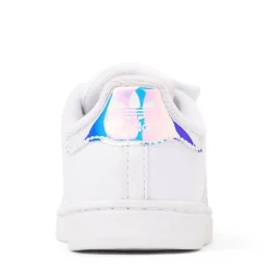 adidas Superstar II Comfort Closure Elastic Lace Athletic Shoe - Baby / Toddler - White / Halo Blue