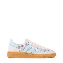adidas x Liberty London Handball Spezial Athletic Shoe - Big Kid - Off White / Icey Blue / Gum