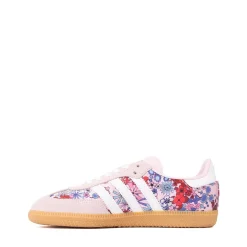 adidas x Liberty London Samba OG Athletic Shoe - Big Kid - Clear Pink / Cloud White / Gum