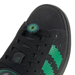 adidas x Minecraft Campus '00s Athletic Shoe - Little Kid - Core Black / Semi Court Green / Semi Solar Green