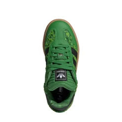 adidas x Minecraft Samba XLG Athletic Shoe - Big Kid - Green / Core Black / Cloud White