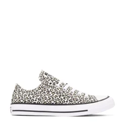 Converse Chuck Taylor All Star Animal Print Low-Top Sneaker - White Leopard