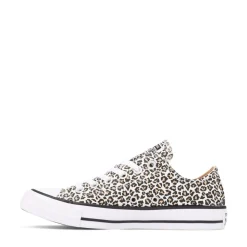 Converse Chuck Taylor All Star Animal Print Low-Top Sneaker - White Leopard