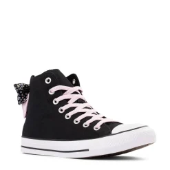 Converse Chuck Taylor All Star Bow High-Top Sneaker - Black / New Found Bloom