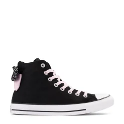 Converse Chuck Taylor All Star Bow High-Top Sneaker - Black / New Found Bloom