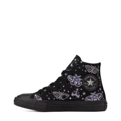 Converse Chuck Taylor All Star Celestial Moth High-Top Sneaker - Little Kid - Black