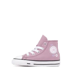 Converse Chuck Taylor All Star Flower High-Top Sneaker - Baby / Toddler - Orchid