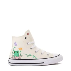 Converse Chuck Taylor All Star Frog Garden High-Top Sneaker - Little Kid - Egret