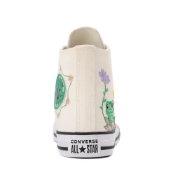 Converse Chuck Taylor All Star Frog Garden High-Top Sneaker - Little Kid - Egret