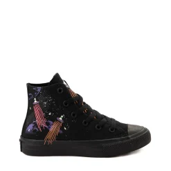 Converse Chuck Taylor All Star Groovy Space Glow High-Top Sneaker - Little Kid - Black