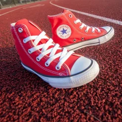 Converse Chuck Taylor All Star High-Top Sneaker - Little Kid - Red