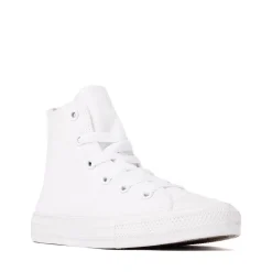 Converse Chuck Taylor All Star High-Top Sneaker - Little Kid - White Monochrome