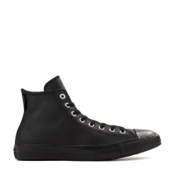 Converse Chuck Taylor All Star Leather High-Top Sneaker - Black Monochrome